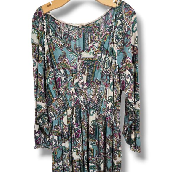 Kate & Sam Women’s Paisley Boho Midi Dress – Size XXL, gently used - Picture 2 of 8